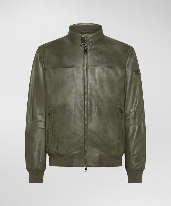 Lederbomberjacke im Vintage-Effekt - Peuterey