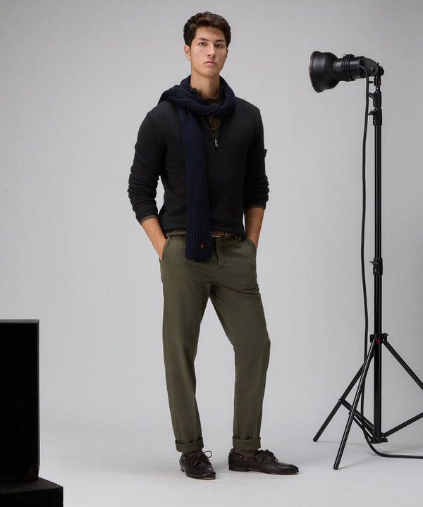 Yak wool half-zip sweater - Peuterey