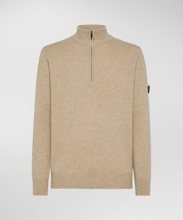 Maglia mezza zip in lana yak - Peuterey