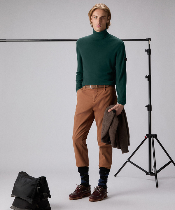 Merino wool blend turtleneck - Peuterey