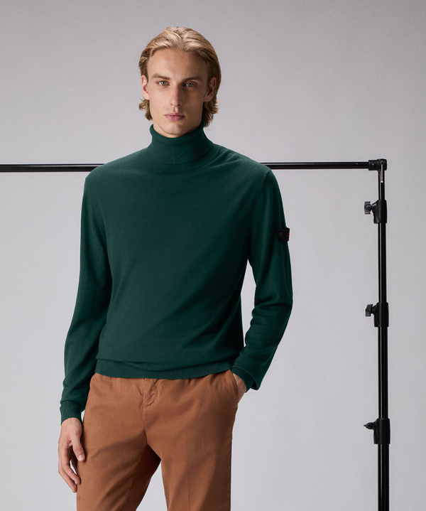 Merino wool blend turtleneck - Peuterey