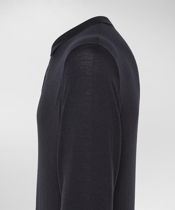 Poloshirt aus Merinowolle - Peuterey