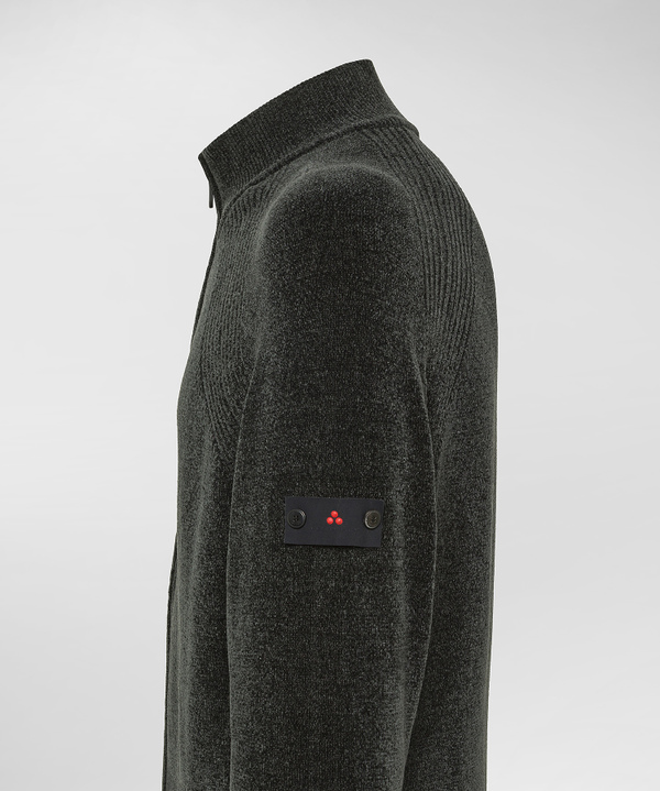 Maglia in ciniglia rasata con zip - Peuterey