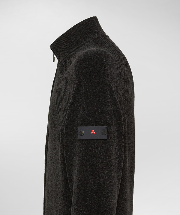 Maglia in ciniglia rasata con zip - Peuterey