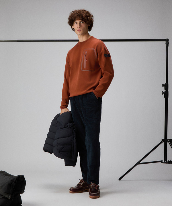 Scuba sweatshirt with chest pocket - Peuterey