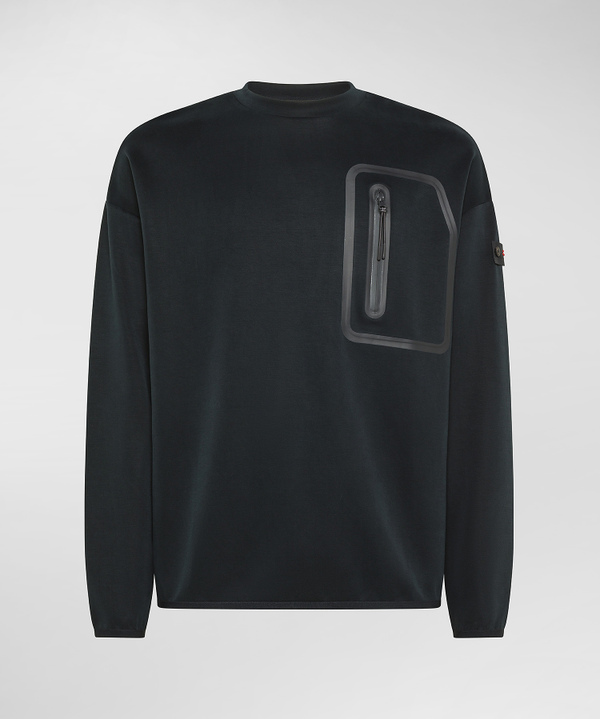 Sweatshirt aus Scuba mit Brusttasche - Peuterey