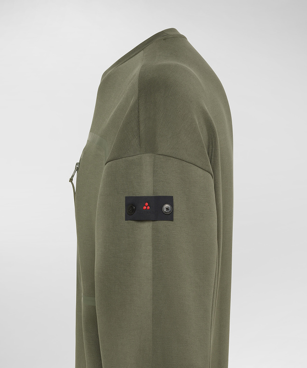 Sweatshirt aus Scuba mit Brusttasche - Peuterey