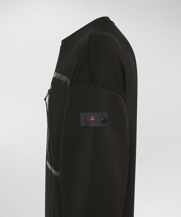 Sweatshirt aus Scuba mit Brusttasche - Peuterey
