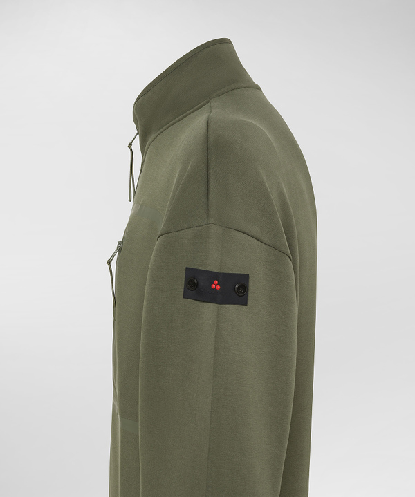 Sweatshirt aus Scuba mit halbem Reißverschluss - Peuterey