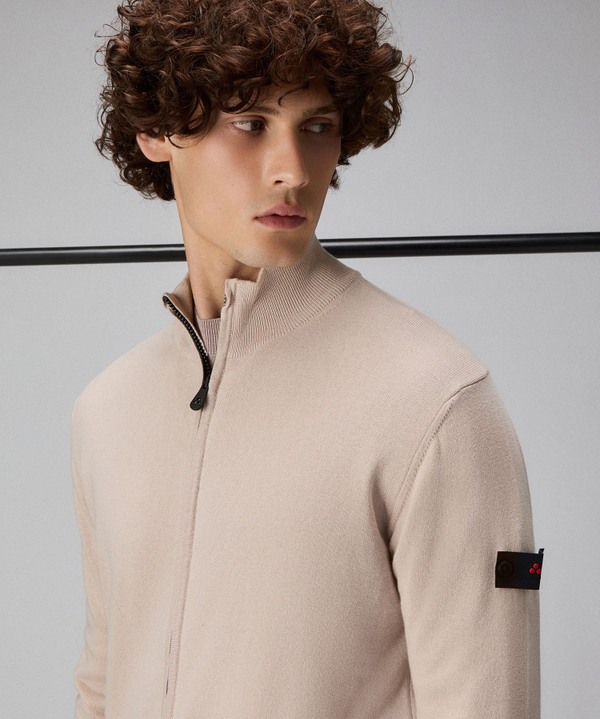 Wool and polyester blend crew-neck sweater - Peuterey