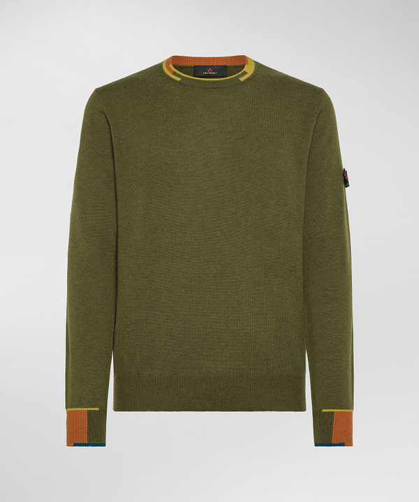 Sweater with contrasting coloured details - Peuterey