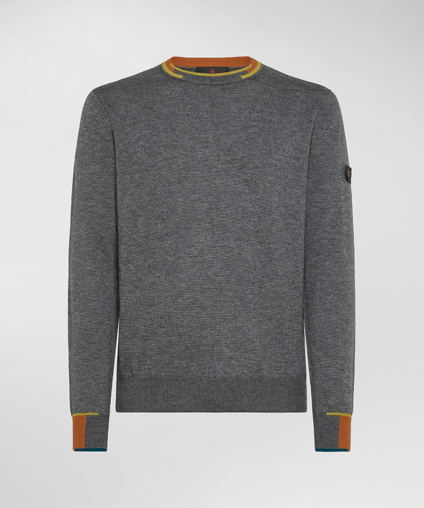 Sweater with contrasting coloured details - Peuterey