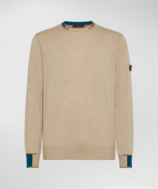 Sweater with contrasting coloured details - Peuterey