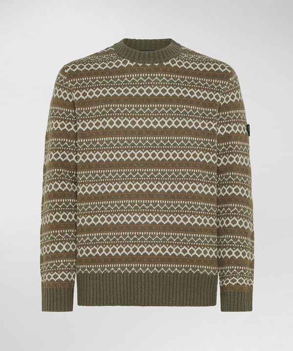 Pullover norwegisches Muster - Peuterey