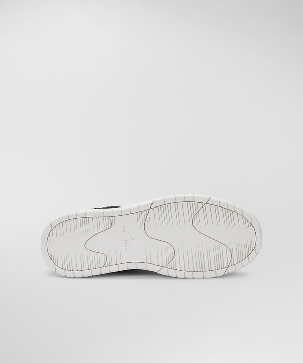 Suede and technical jersey sneakers - Peuterey