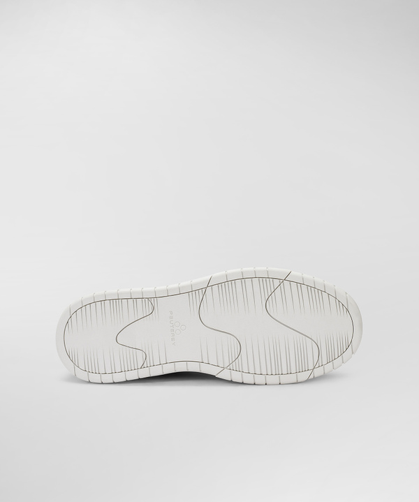 Suede and technical jersey sneakers - Peuterey