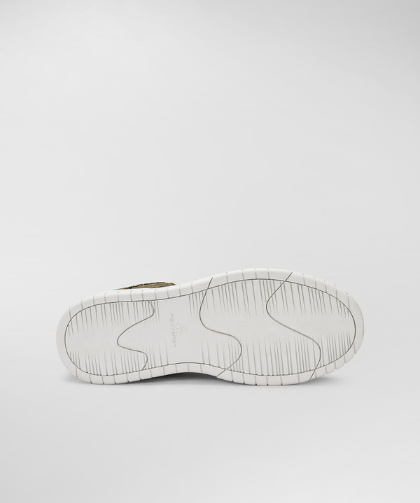 Suede and technical jersey sneakers - Peuterey