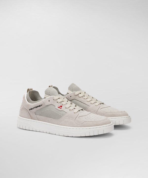 Suede and technical jersey sneakers - Peuterey