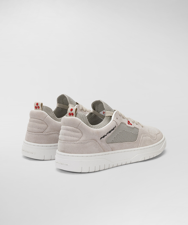 Suede and technical jersey sneakers - Peuterey