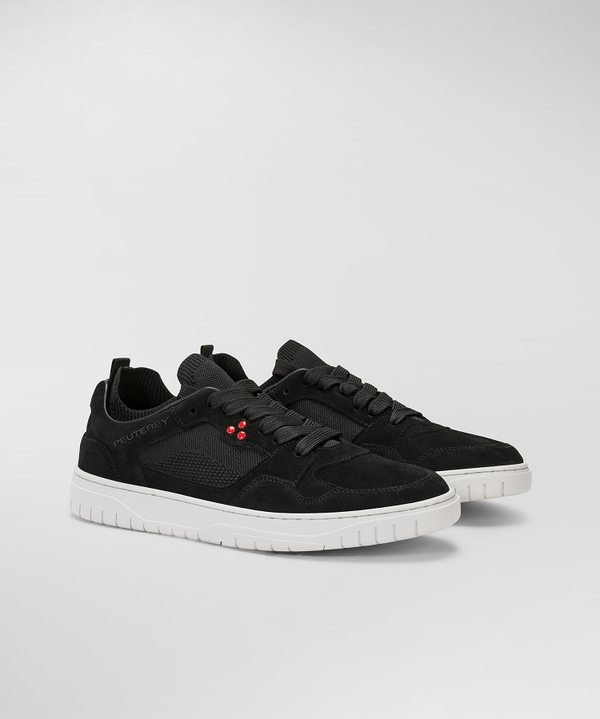Suede and technical jersey sneakers - Peuterey
