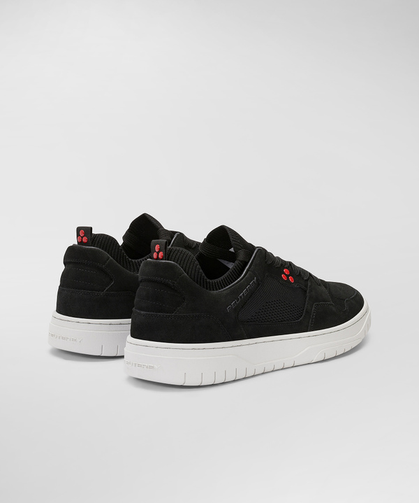 Suede and technical jersey sneakers - Peuterey