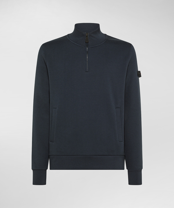 Sweatshirt mit halbem Reißverschluss - Peuterey