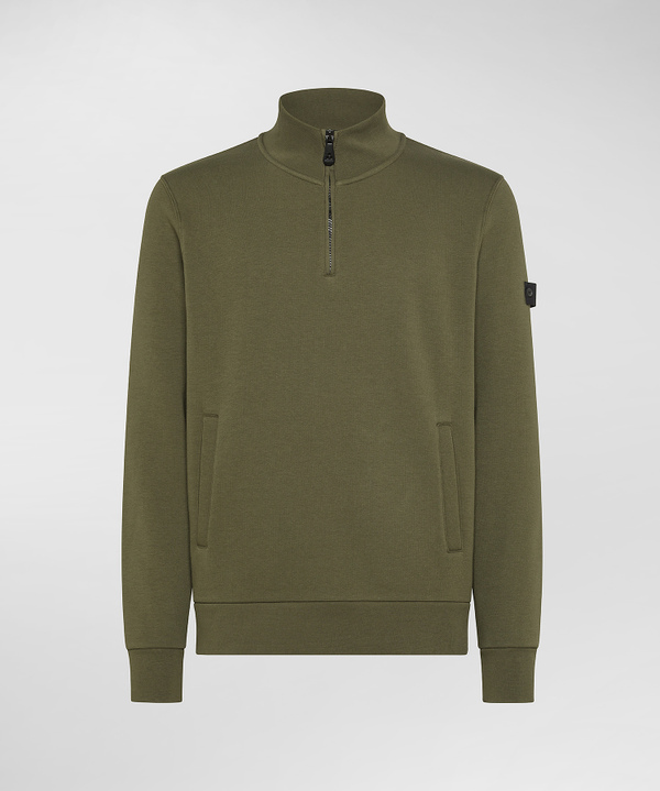 Felpa con mezza zip - Peuterey