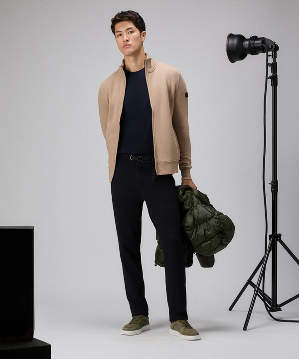 Sweatshirt with stand-up collar and full zip - Peuterey
