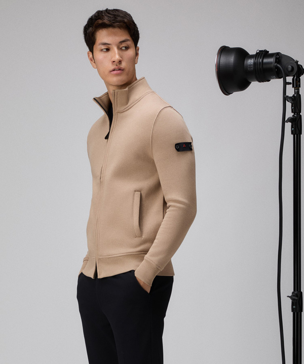 Sweatshirt with stand-up collar and full zip - Peuterey