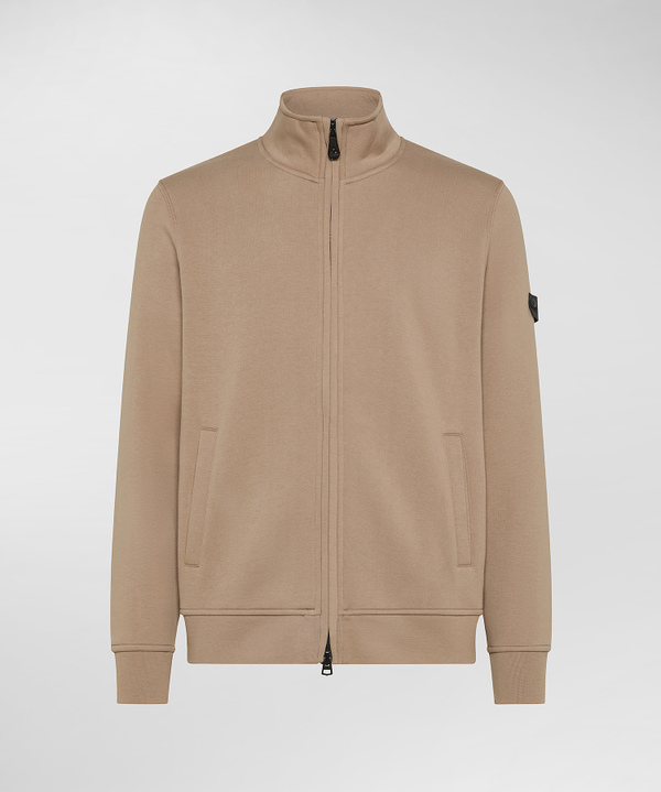 Felpa con collo in piedi e full zip - Peuterey
