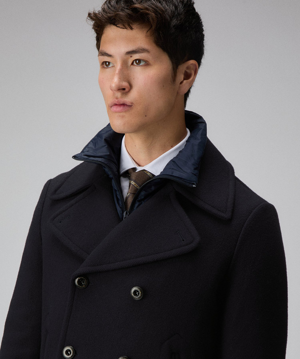 Double-breasted jacket with detachable vest - Peuterey
