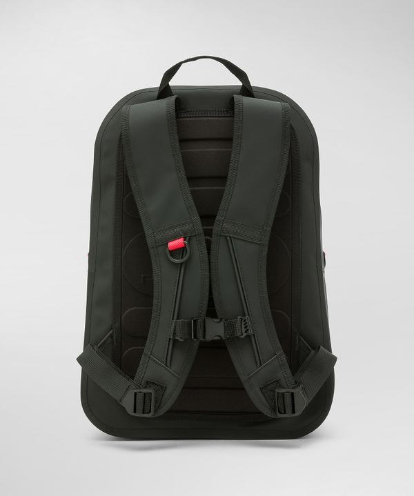 Zaino compatto unisex con un unica apertura centrale nero Peuterey