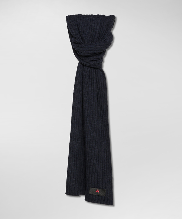 Ribbed Wool Scarf - Peuterey