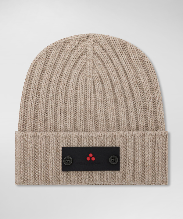 Cappello a coste in misto cachemire - Peuterey