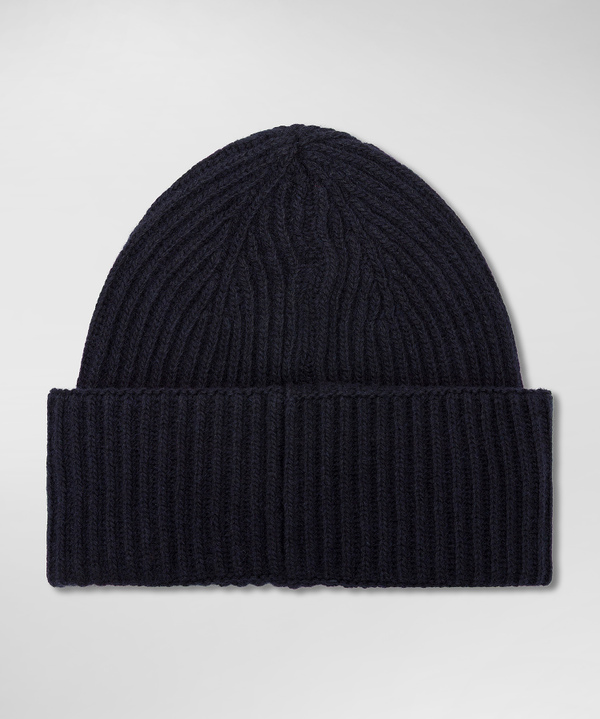 Ribbed cashmere blend hat - Peuterey