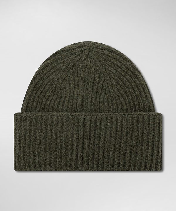 Ribbed cashmere blend hat - Peuterey