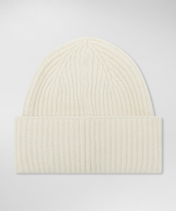 Ribbed cashmere blend hat - Peuterey