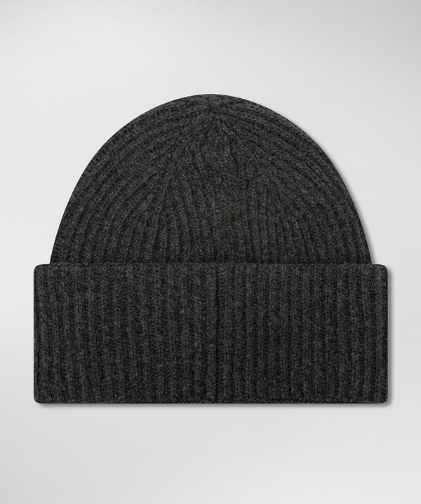 Ribbed cashmere blend hat - Peuterey