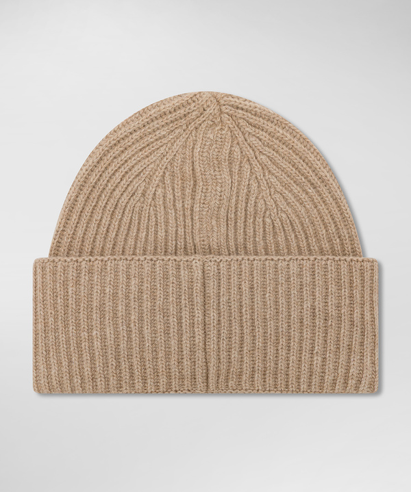 Ribbed cashmere blend hat - Peuterey