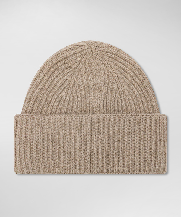 Ribbed cashmere blend hat - Peuterey