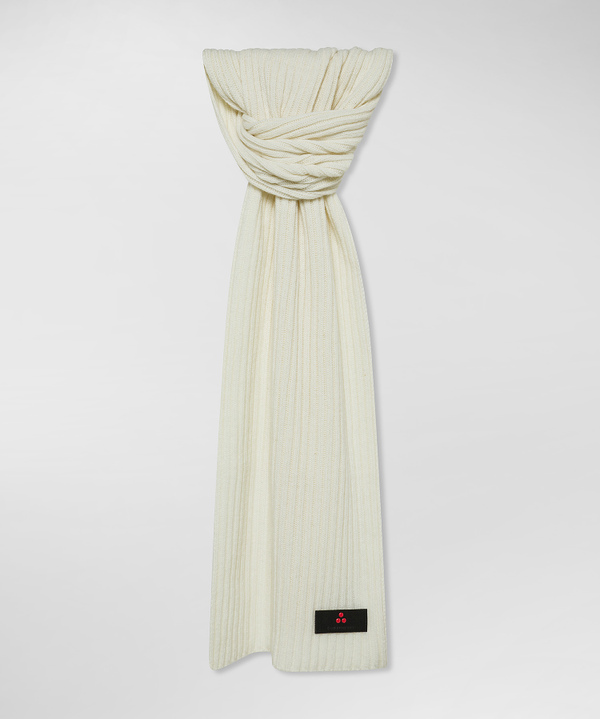 Ribbed cashmere blend scarf - Peuterey