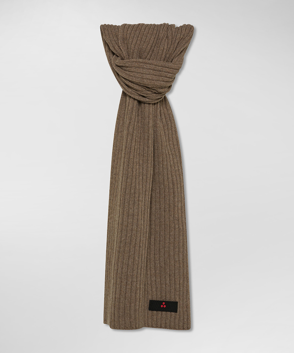 Ribbed cashmere blend scarf - Peuterey