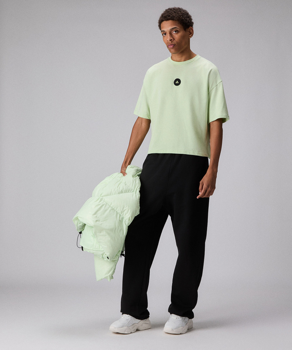 Cropped cotton T-shirt - Peuterey