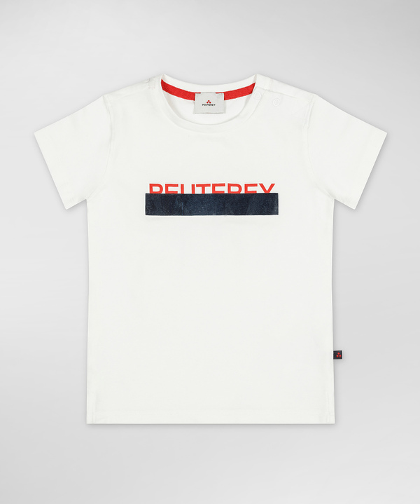 T-Shirt mit Frontalaufdruck - Peuterey