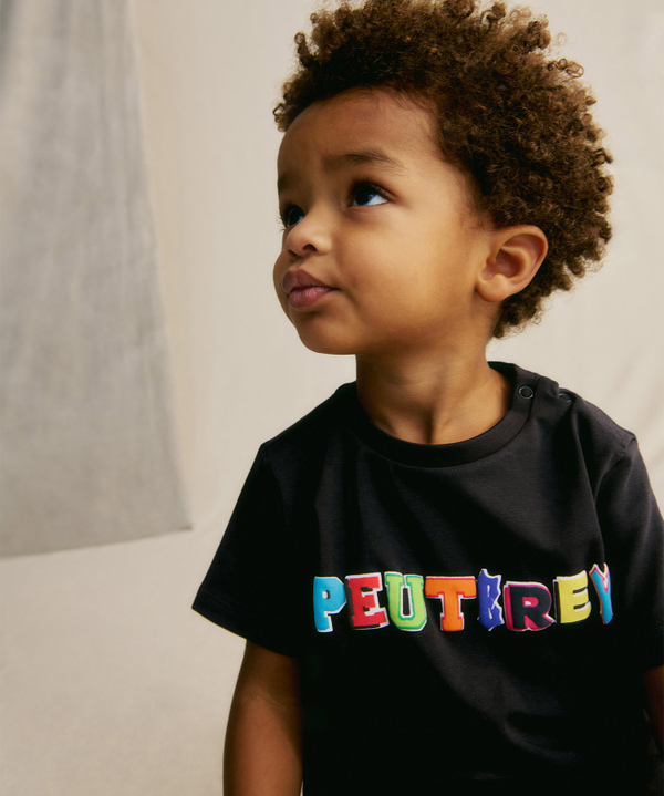 T-shirt con scritta multicolor - Peuterey