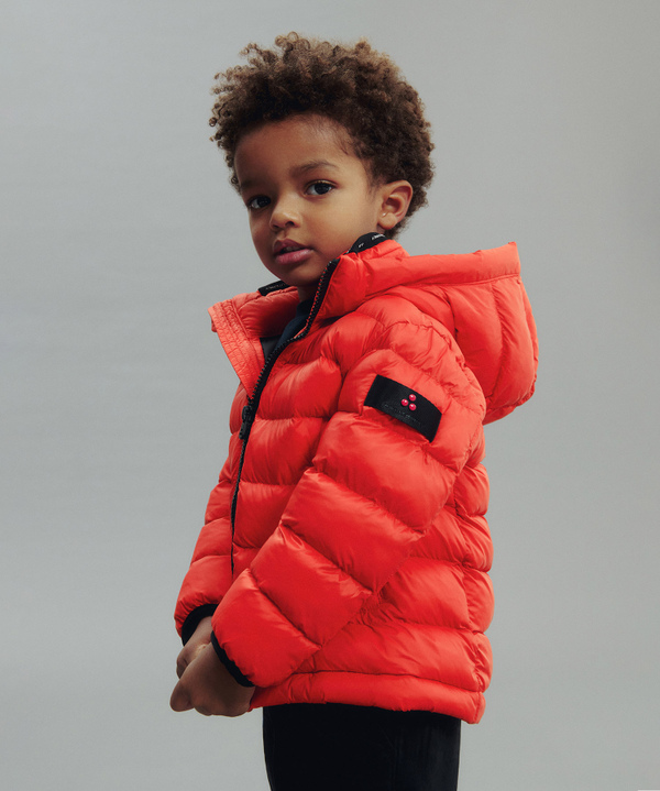 Piumino superleggero e idrorepellente da ragazzo rosso Peuterey