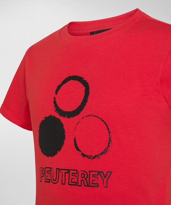 T-shirt with printed logo on the front - Peuterey
