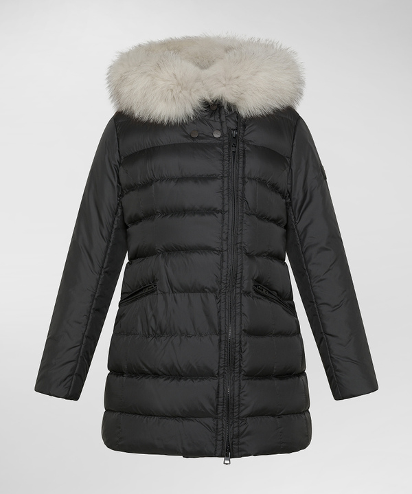 Slim down jacket with fur - Peuterey