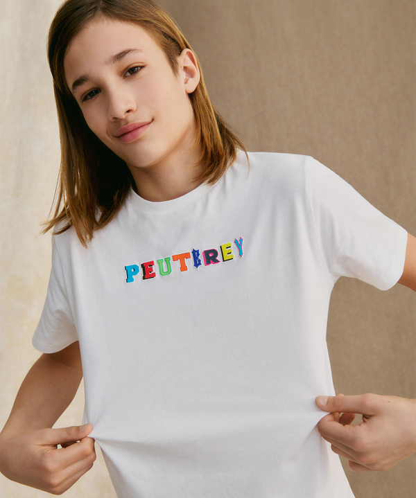 T-shirt in cotone con stampa - Peuterey