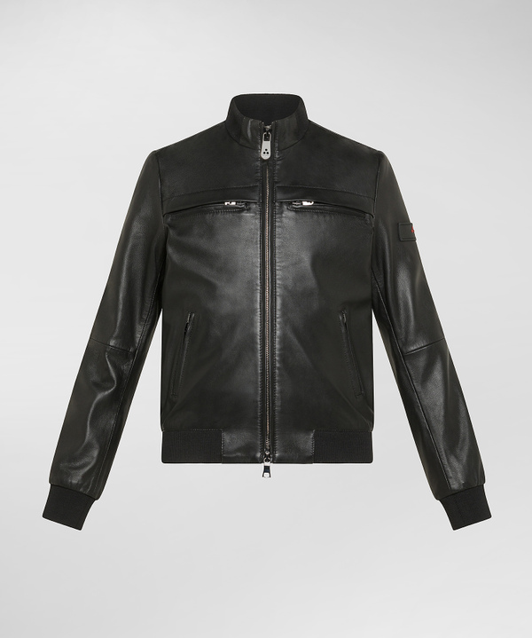Leather bomber jacket - Peuterey